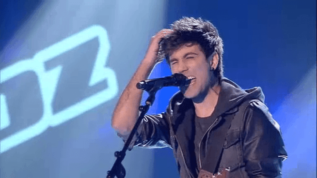 Vídeo: Actuación de Diego Cartón en ‘La Voz’