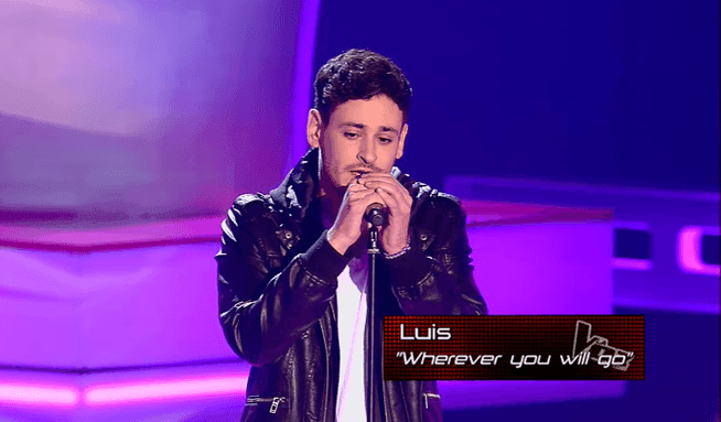 Vídeo: Actuación de Luis Cepeda en ‘La Voz’