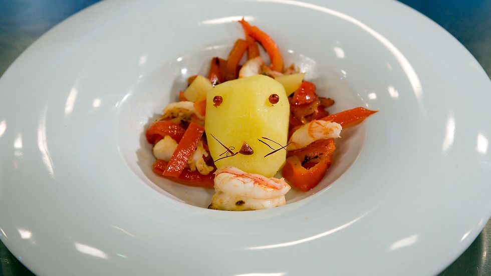 El “león come gamba”, el plato de Alberto en ‘MasterChef’, revoluciona las redes sociales
