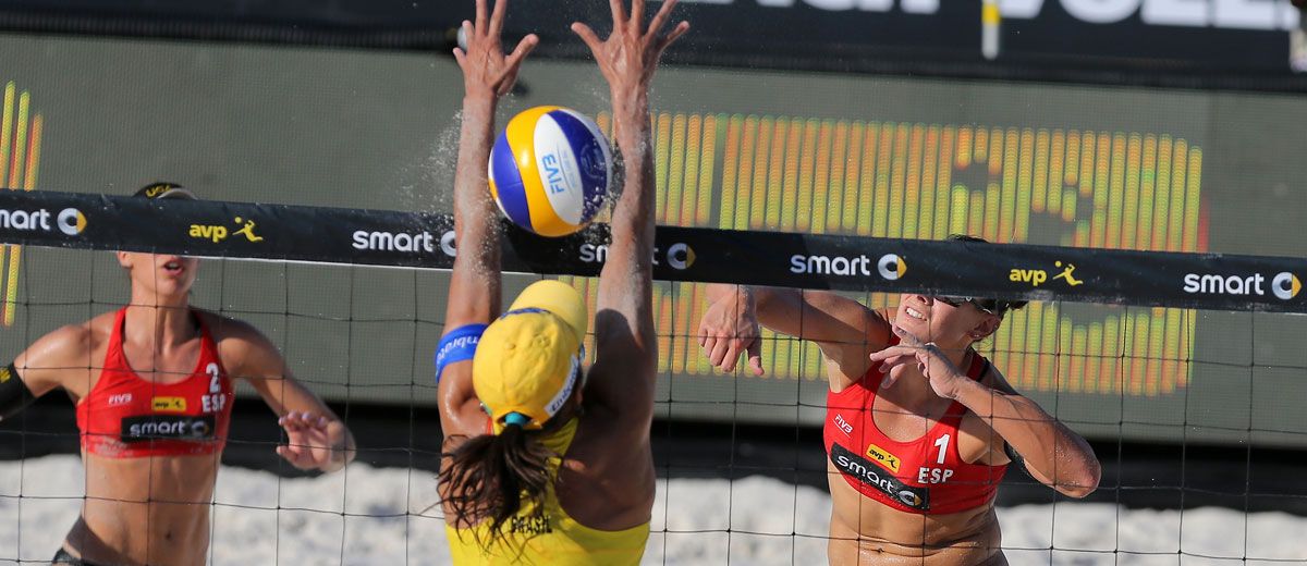 El Campeonato del Mundo de Voley Playa televisado por Teledeporte