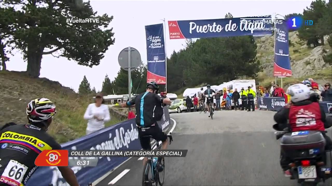 19,5 millones de personas vieron en algún momento la Vuelta España por La 1