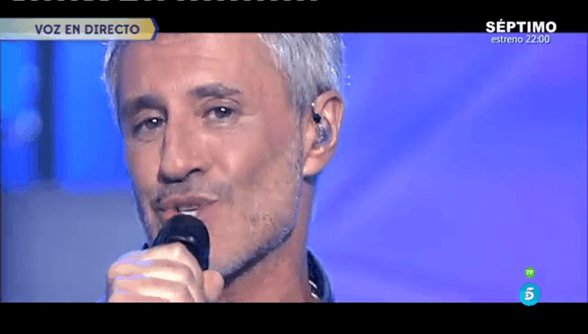 Sergio Dalma canta, en ‘Qué tiempo tan feliz’, su nueva canción “Tu y yo”