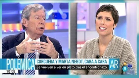 Corcuera vuelve a por Marta Nebot: “Al oírla, tengo la impresión de que Podemos tiene derecho de pernada”