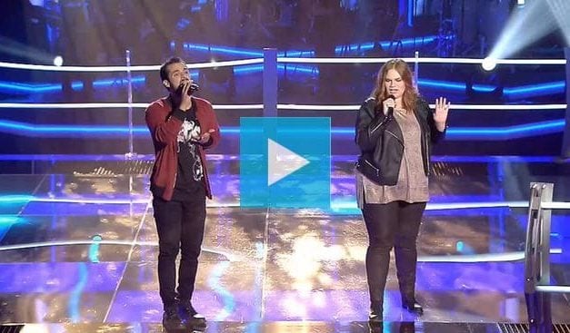 Actuación de Irene y Akuo en las batallas de ‘La Voz’
