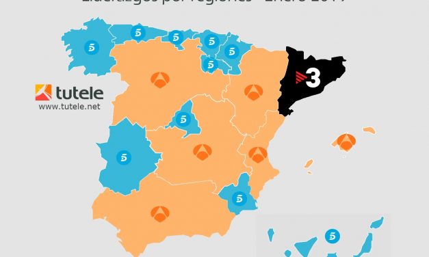 El mapa de las audiencia de enero 2019