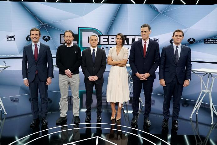 El debate de Atresmedia arrasa y roza los 9,5 millones de espectadores