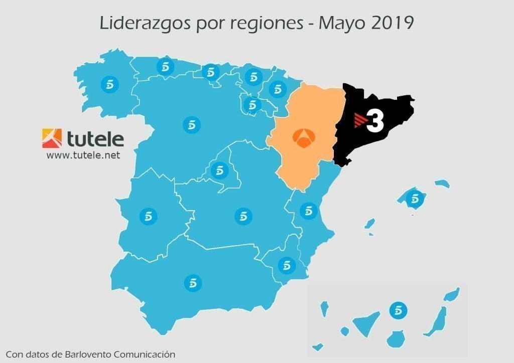 Mapa audiencias por comunidades