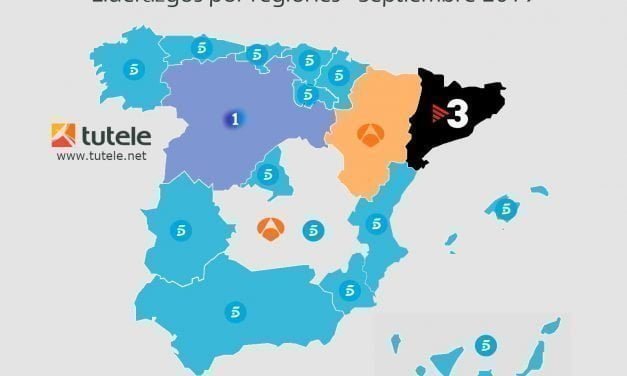 El mapa de las audiencias de septiembre 2019