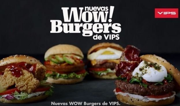 Canción anuncio Nuevas WOW Burgers de VIPS – Esto no lo habías visto venir