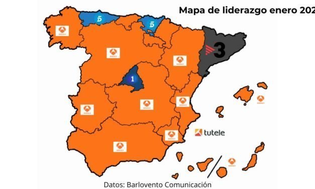 Mapa de audiencias Enero 2024